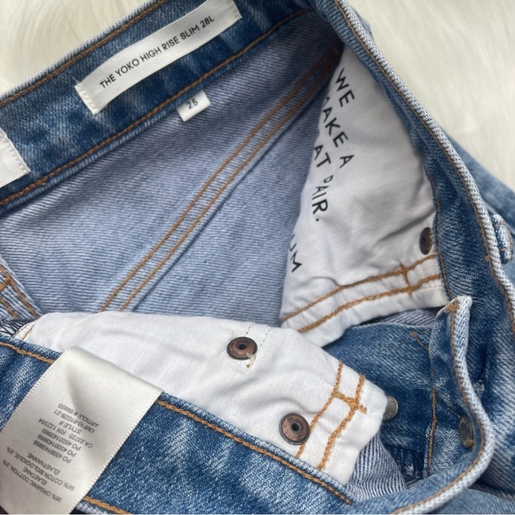 Denim Forum Jeans Size 25- The Yoko High Rise Slim - Picture 6 of 9